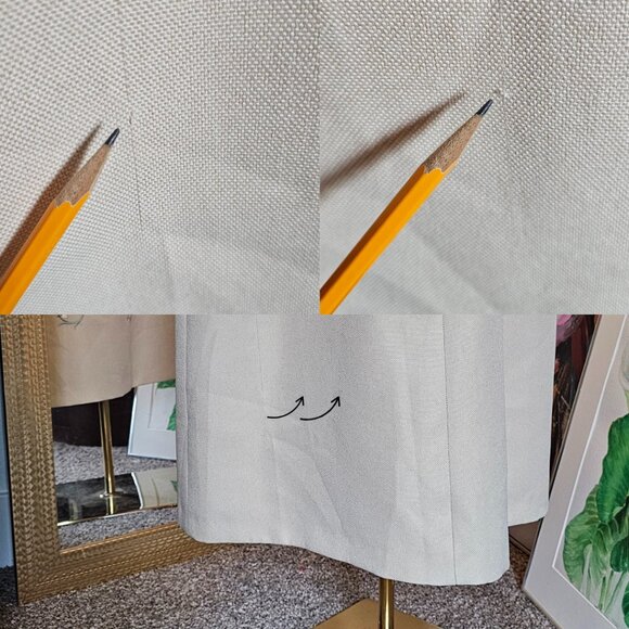 Whimsical Fairytale Strapless Dress Sz 8 L Wedding Garden Embroidered Tea Length - Picture 12 of 12